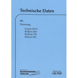 Technische Einzelheiten und Instandsetzungshinweise für Hanomag, technische data, technische gegevens, handleiding 