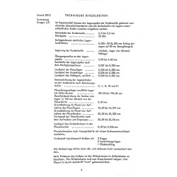 Technische Einzelheiten und Instandsetzungshinweise für Hanomag, technische data, technische gegevens, handleiding 