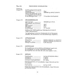 Technische Einzelheiten und Instandsetzungshinweise für Hanomag, technische data, technische gegevens, handleiding 