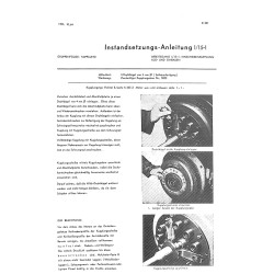 Instandsetzungsanleitung Hanomag-Radschlepper Perfekt400, handleiding, gebruiksaanwijzing, bediening