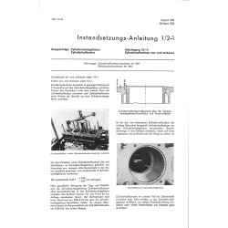 Instandsetzungsanleitung Hanomag-Radschlepper Granit500, Brillant600, handleiding