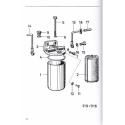 P-23 Ersatzteilliste Porsche-Diesel Standard Star 219, onderdelenlijst