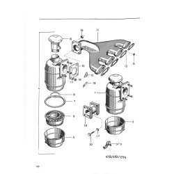 Ersatzteilliste Porsche-Diesel Master 418/419, onderdelenlijst