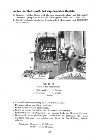 D02 - Handbuch für die Reparatur Deutz-bauernschlepper F1M 414/46