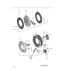 Ersatzteilliste Porsche-Diesel Super 309 , onderdelenlijst