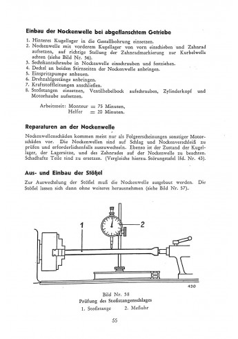 D02 - Handbuch für die Reparatur Deutz-bauernschlepper F1M 414/46