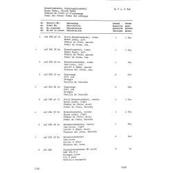 Ersatzteilliste Porsche-Diesel Super 309 , onderdelenlijst