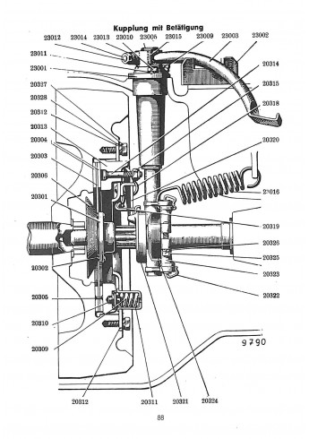 D03 - Bedienungsanleitung und Ersatzteilliste für 15PS Deutz-Bauernschlepper F1L514/50