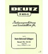 D04 - Bedienungsanleitung und Ersatzteilliste f&uuml;r Deutz-F2L 514/50