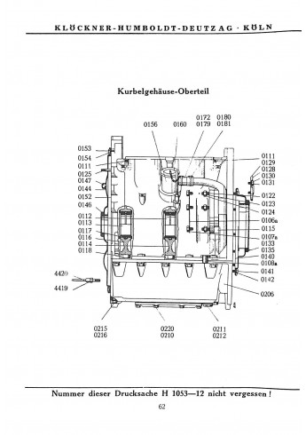 D04 - Bedienungsanleitung und Ersatzteilliste für Deutz-F2L 514/50