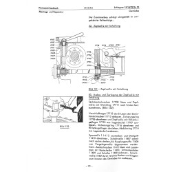 Werkstatt-Handbuch Deutz für die Typen ohne Motor, werkplaatshandboek