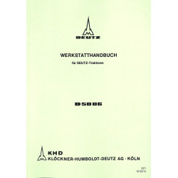 Werkstatthandbuch für Deutz-Traktoren D5006, werkplaatshandboek