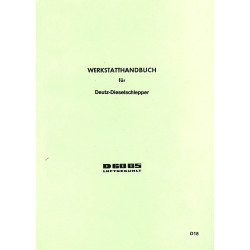 D18 - Werkstatthandbuch für Deutz-Dieselschlepper D6005