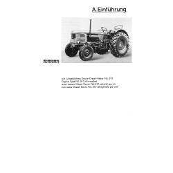 Werkstatthandbuch für Deutz-Dieselschlepper D8005, werkplaats handboek 