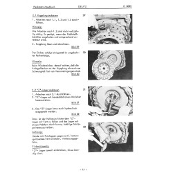Werkstatthandbuch für Deutz-Dieselschlepper D8005, werkplaats handboek 