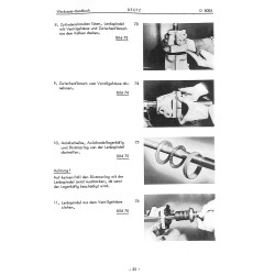 Werkstatthandbuch für Deutz-Dieselschlepper D8005, werkplaats handboek 