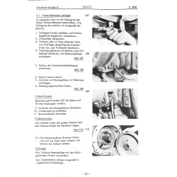 Werkstatthandbuch für Deutz-Dieselschlepper D8005, werkplaats handboek 