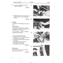 Werkstatthandbuch für Deutz-Dieselschlepper D8005, werkplaats handboek 