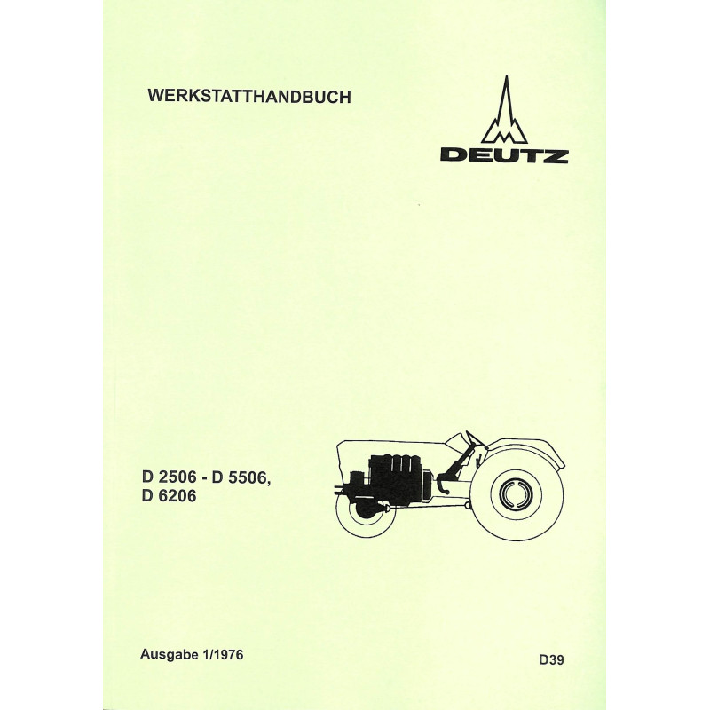 Werkstatthandbuch Fahrgestell D2506-D5506, D6206, werkplaats handboek