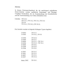 Werkstatthandbuch Getriebe Deutz D2506-D5506-D5206,D6206, werkplaats handboek
