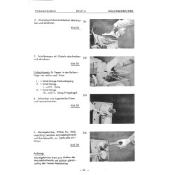 Deutz Werkstatthandbuch für Deutz-Radschlepper, werkplaats handboek
