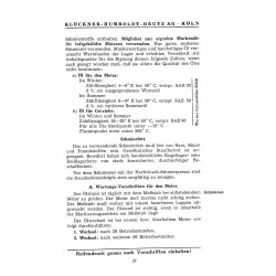 Bedienungsanleitung und Ersatzteilliste für Deutz-Universal-Schlepper, gebruiksaanwijzing en onderdelen lijst 