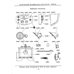 Bedienungsanleitung und Ersatzteilliste für Deutz-Universal-Schlepper, gebruiksaanwijzing en onderdelen lijst 