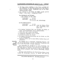 Bedienungsanleitung und Ersatzteilliste für 15PS Deutz-Bauernschlepper, gebruiksaanwijzing en onderdelen lijst 