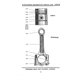Bedienungsanleitung und Ersatzteilliste für 15PS Deutz-Bauernschlepper, gebruiksaanwijzing en onderdelen lijst 