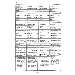 Schlepper-Daten H1099-4/1 1965, traktor data 