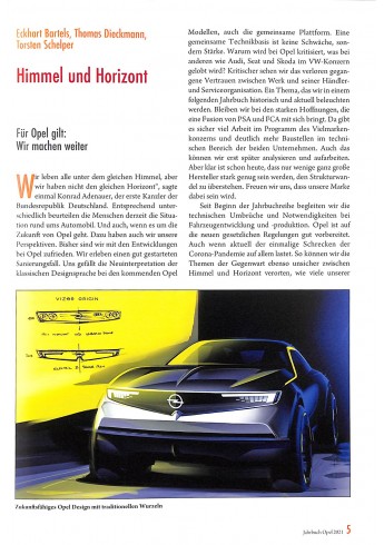 Jahrbuch Opel 2021