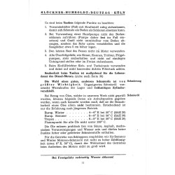 Bedienungsanleitung und Ersatzteilliste für Deutz-Diesel-Motoren, gebruiksaanwijzing en onderdelen lijst 