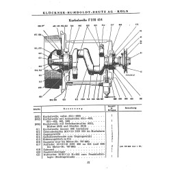 Bedienungsanleitung und Ersatzteilliste für Deutz-Diesel-Motoren, gebruiksaanwijzing en onderdelen lijst 