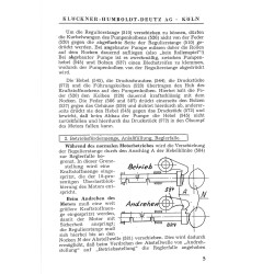 Allgemeine Reparaturanweisung Ein-und Zweizylinder-Deutz-Dieselmotoren, reparatie handleiding
