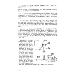 Allgemeine Reparaturanweisung Ein-und Zweizylinder-Deutz-Dieselmotoren, reparatie handleiding