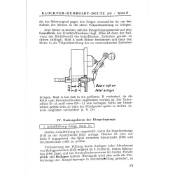 Allgemeine Reparaturanweisung Ein-und Zweizylinder-Deutz-Dieselmotoren, reparatie handleiding