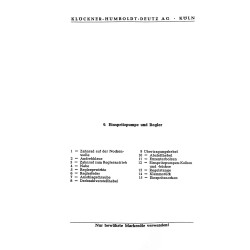 Bedienungsanleitung und Ersatzteilliste für 11PS Deutz-Bauernschlepper, gebruiksaanwijzing en onderdelen lijst