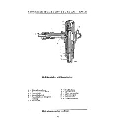 Bedienungsanleitung und Ersatzteilliste für 11PS Deutz-Bauernschlepper, gebruiksaanwijzing en onderdelen lijst