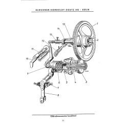 Bedienungsanleitung und Ersatzteilliste für 13PS Deutz-Schlepper, gebruiksaanwijzing en onderdelen lijst 