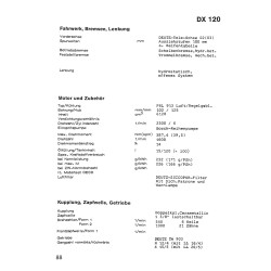 Technische Daten für Deutz-Fahr Traktoren , technische data