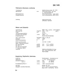Technische Daten für Deutz-Fahr Traktoren , technische data