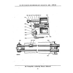 Bedienungsanleitung und Ersatzteilliste für Deutz-Diesel-Motor MAH 914/916, gebruiksaawijzing en onderdelen lijst