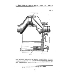 Bedienungsanleitung und Ersatzteilliste für Deutz-Diesel-Motor MAH 914/916, gebruiksaawijzing en onderdelen lijst