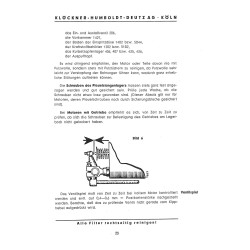 Bedienungsanleitung und Ersatzteilliste für Deutz-Diesel-Motor MAH 914/916, gebruiksaawijzing en onderdelen lijst