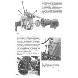 Betriebsanleitung und Ersatzteilliste für den Deutz-Diesel-Schlepper D15, gebruiksaanwijzing en onderdelenlijst