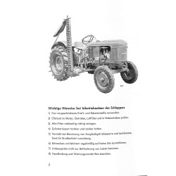 Bedienungsanleitung Deutz-Diesel-Schlepper D25, gebruiksaanwijzing