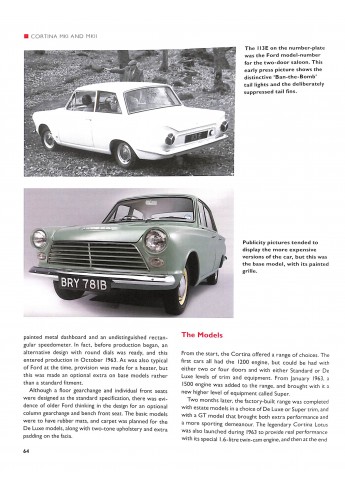 British Ford Cars of the 1960s and 1970s