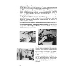 Bedienungsanleitung Deutz-Diesel-Schlepper D25, gebruiksaanwijzing