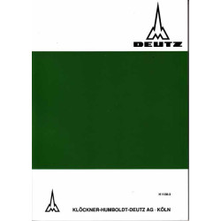 Bedienungsanleitung Deutz-Dieselschlepper D4005, gebruiksaanwijzing