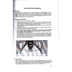 Betriebsanleitung und Ersatzteilliste für den Deutz-Diesel-Schlepper, gebruiksaanwijzing en onderdelen lijst